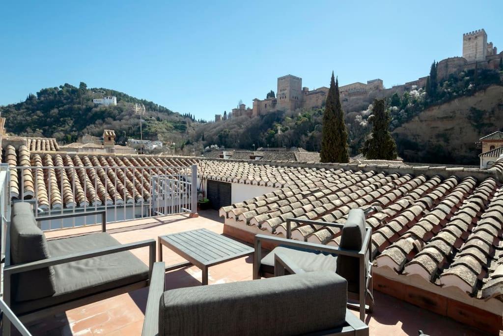 Vista Alhambra I- Private Roof Top Terrace - Wifi Granada Bagian luar foto